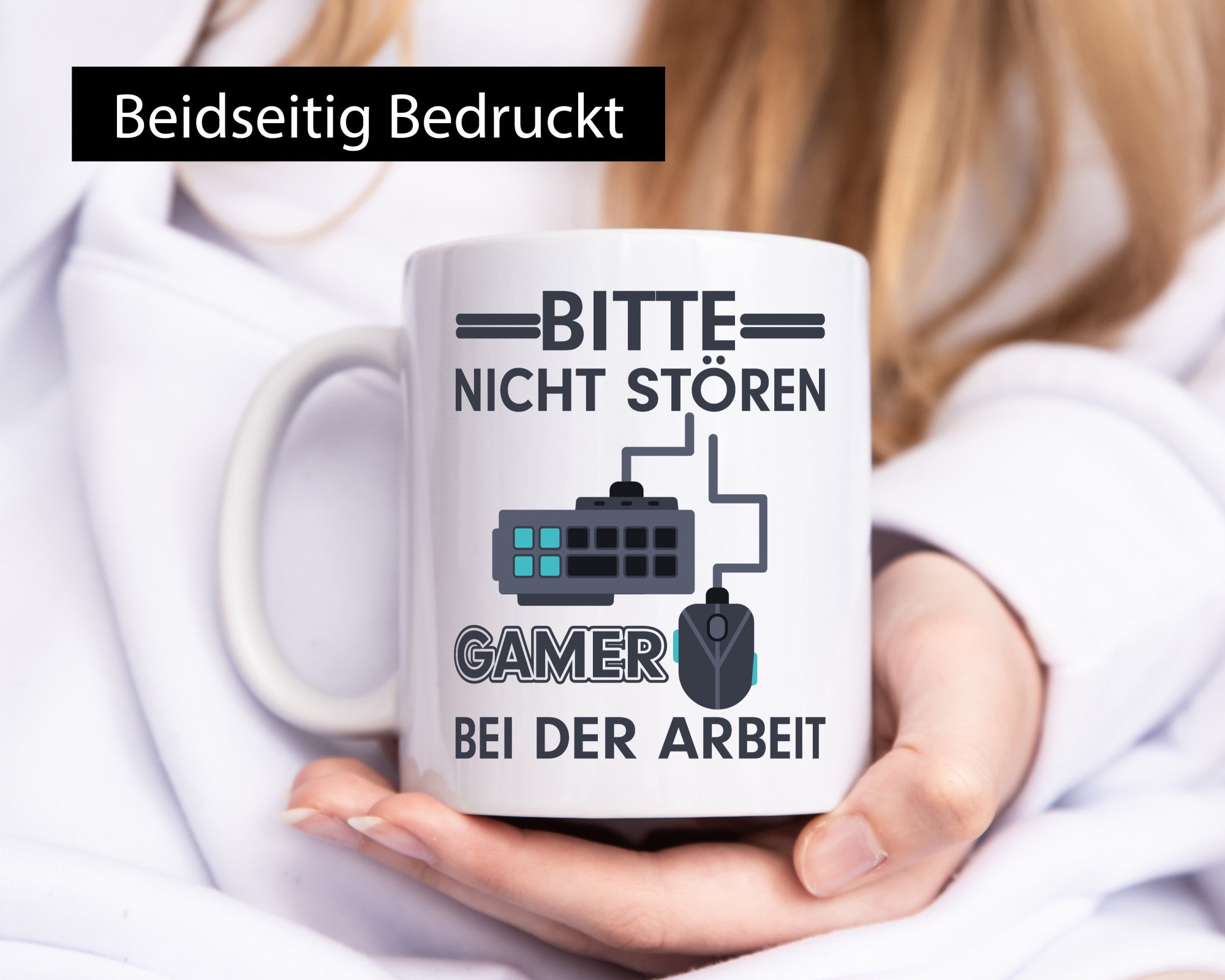 Gamer bei der Arbeit | Gaming Tasse Teenager Spruch Humor Kollegen Büro