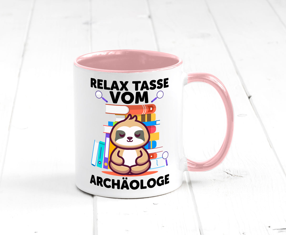 Relax Tasse: Archäologe | Archäologie Forscher lustig Humor Geschenkidee