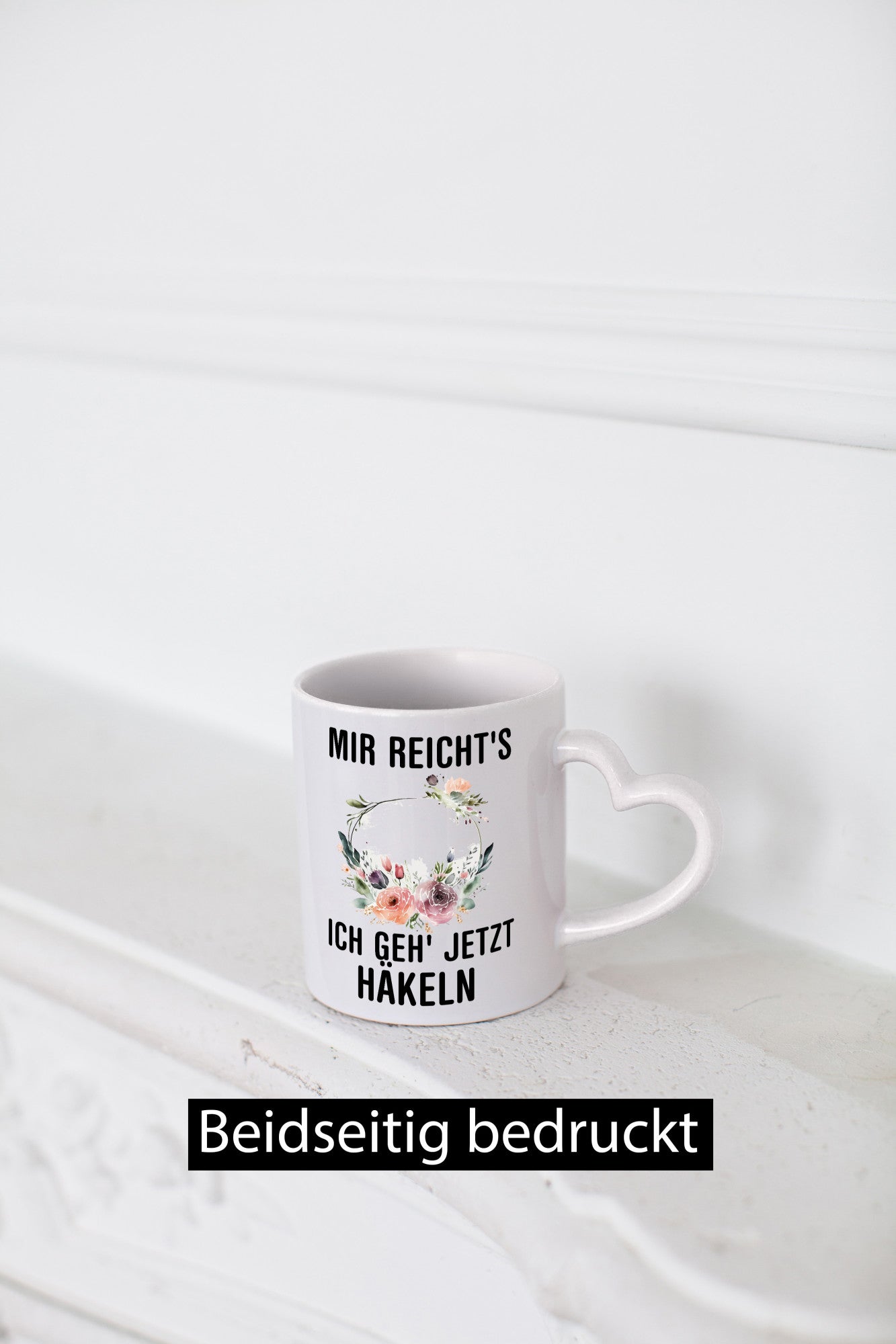 Ich geh` jetzt häkeln | Häkelzubehör Freundin Geschenkidee Humor Tasse
