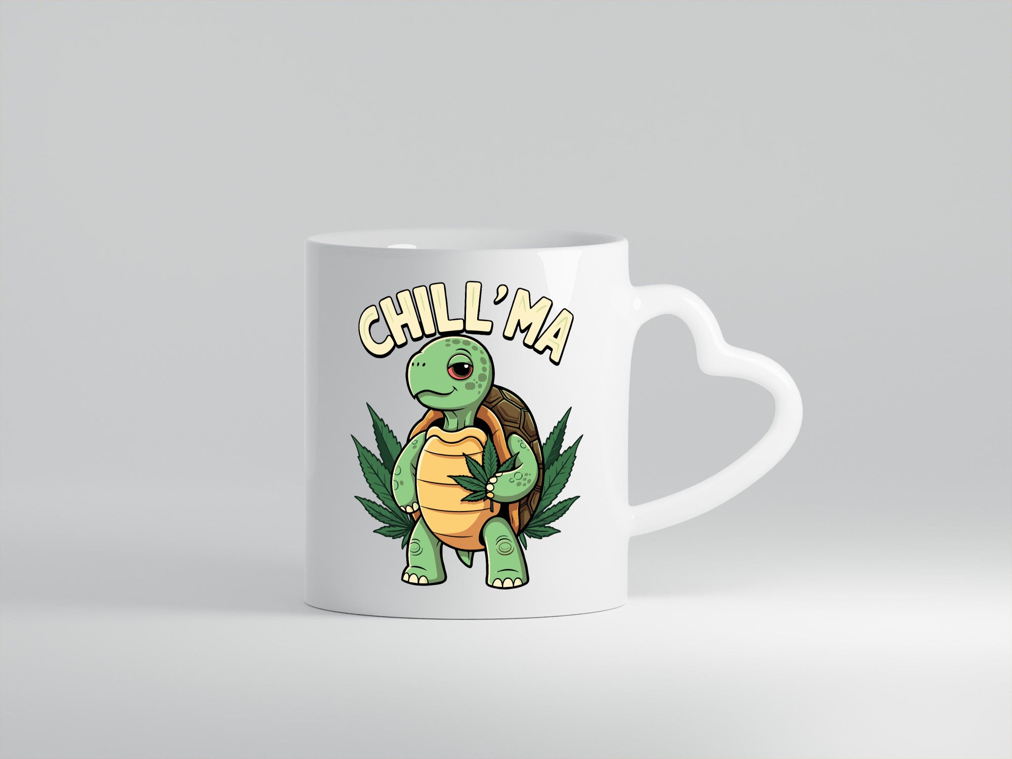 Chill ma | Cannabis Schildkröte v2 Geschenk Humor Geschenkidee lustiger Spruch