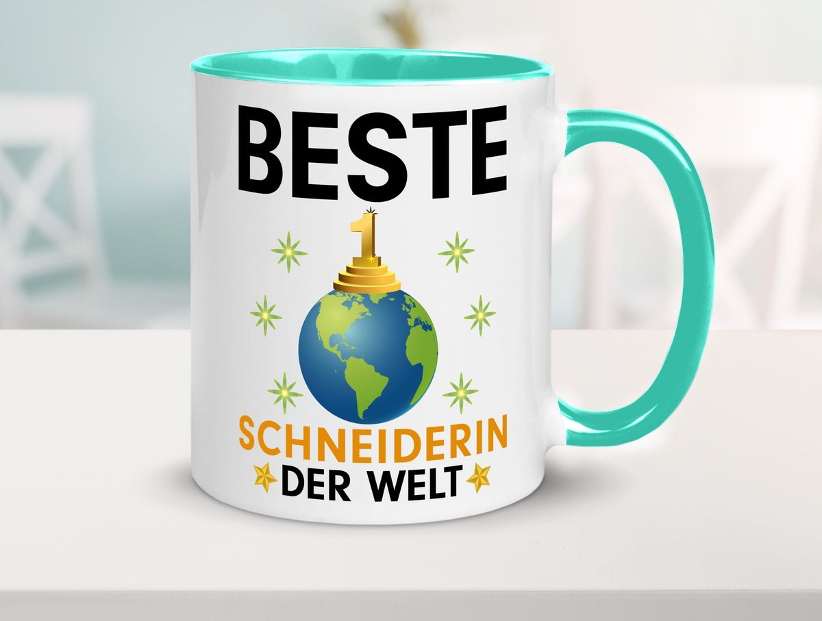 Welt Beste Schneiderin | Beruf Schneiderei lustiger Spruch Geschenk Arbeit Tasse