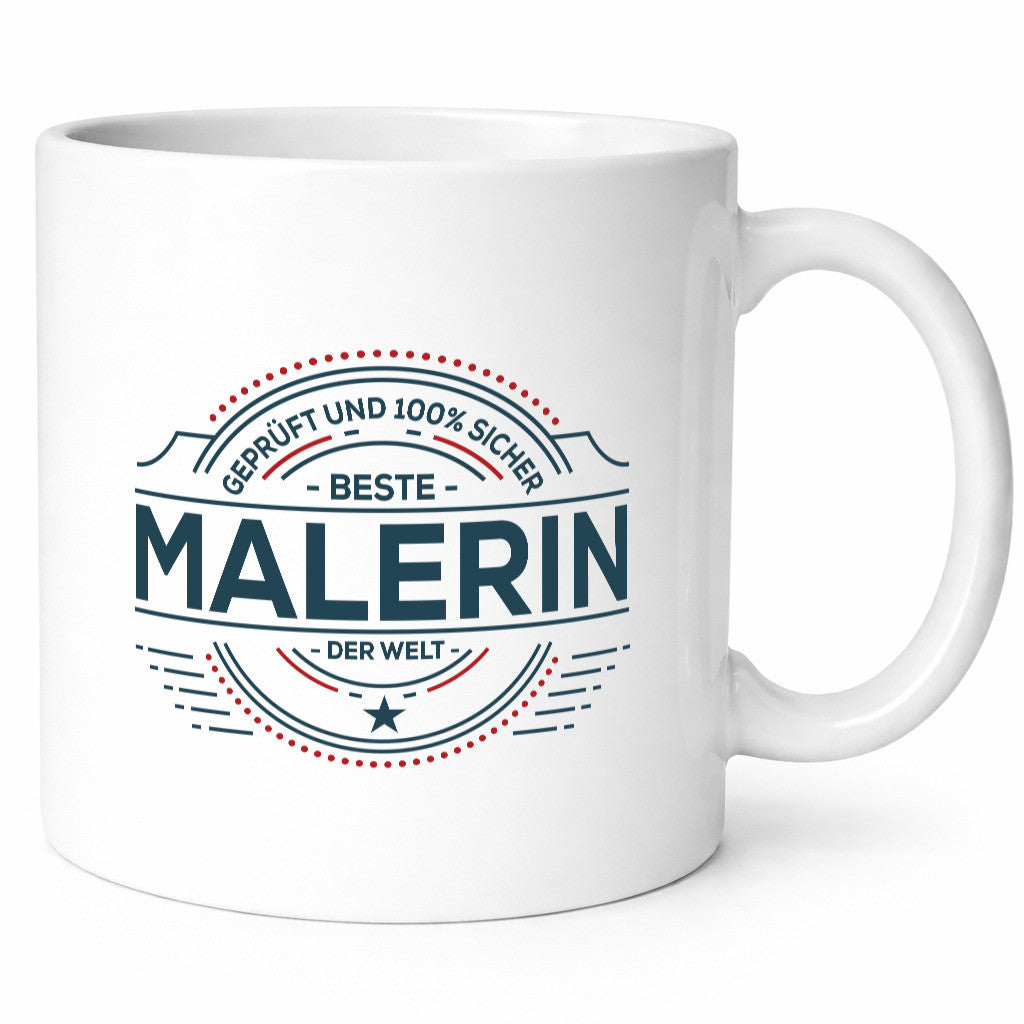 Geprüft und sicher: Maler | Malerinnen lustiger Spruch Geschenk Humor