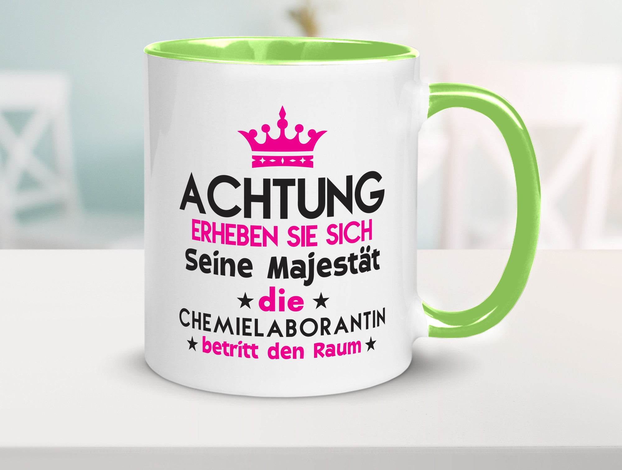 Seine Majestät Chemielaborantin | Laborantin Chemie Humor Geschenkidee Tasse