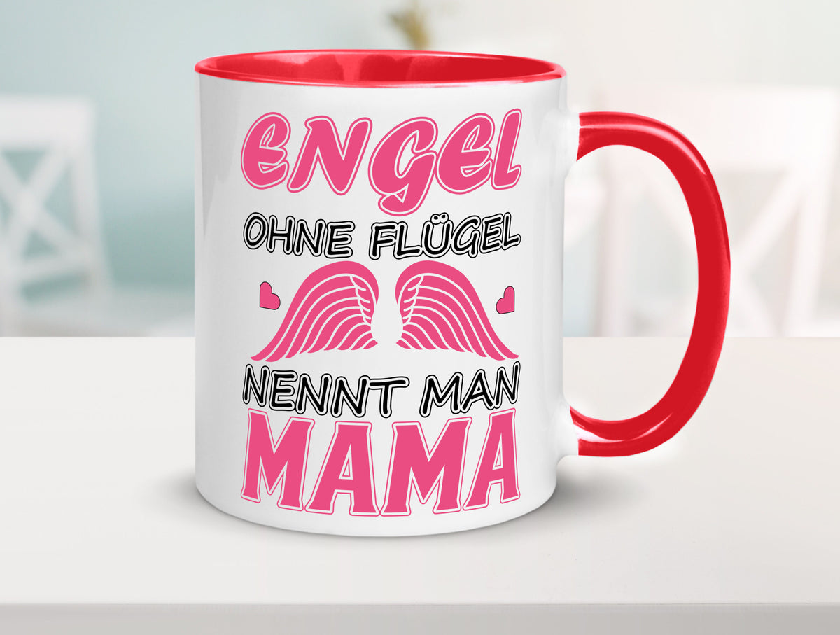Mama Engel Humor Familie Geschenkidee Tasse