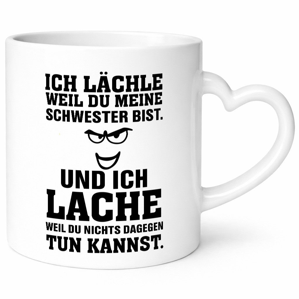 Du bist meine Schwester lustig Humor Geschenkidee Geschenk Tasse