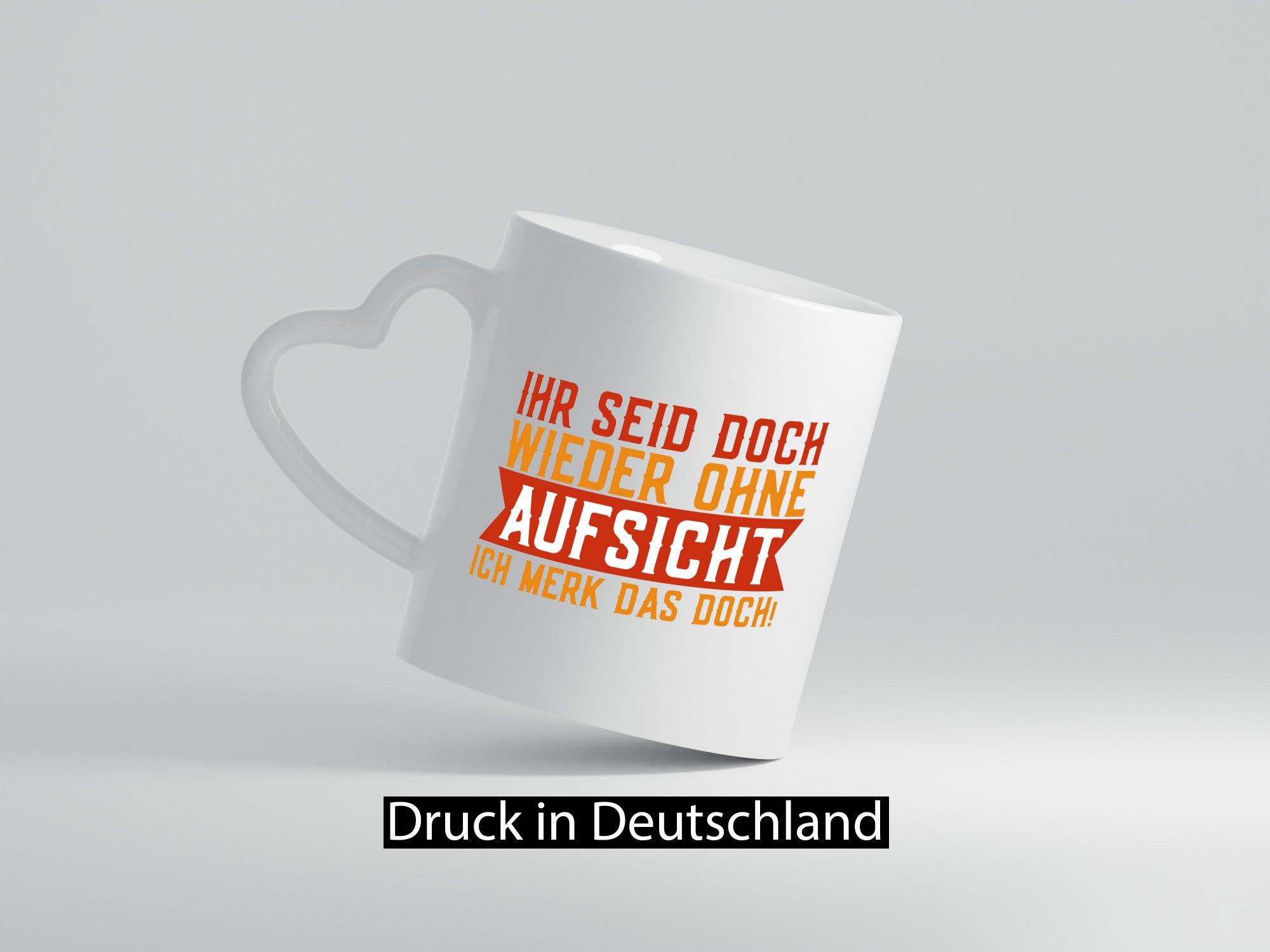Ihr seid ohne Aufsicht | lustiger Spruch Schule Lehrer v2 Humor Geschenkidee