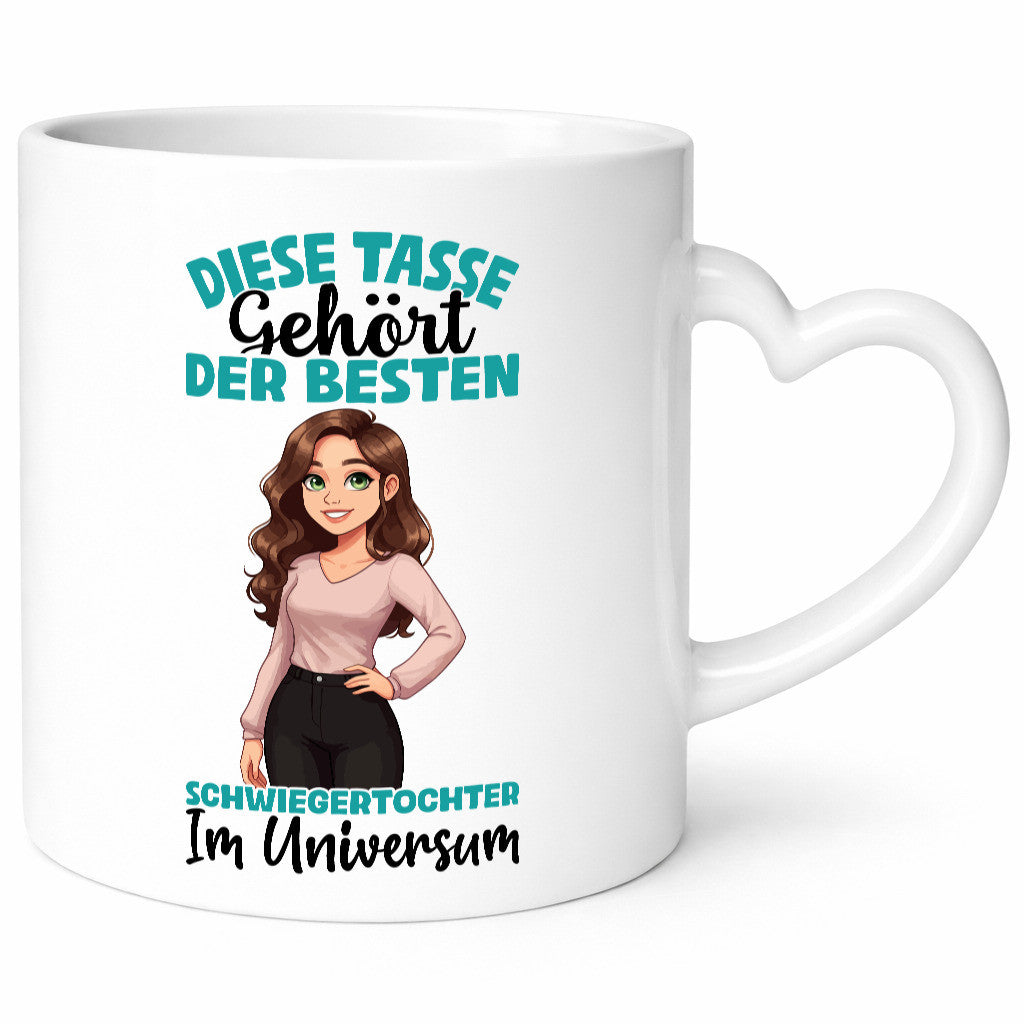 Im Universum: Schwiegertochter |Schwiegermutter Geschenkidee Familie Humor Tasse