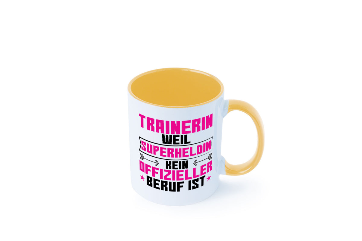Superheldin Trainerin | Sportverein Humor Geschenkidee Tasse