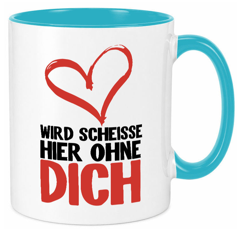 Wird Scheisse Geschenk Humor Geschenkidee lustiger Spruch Tasse