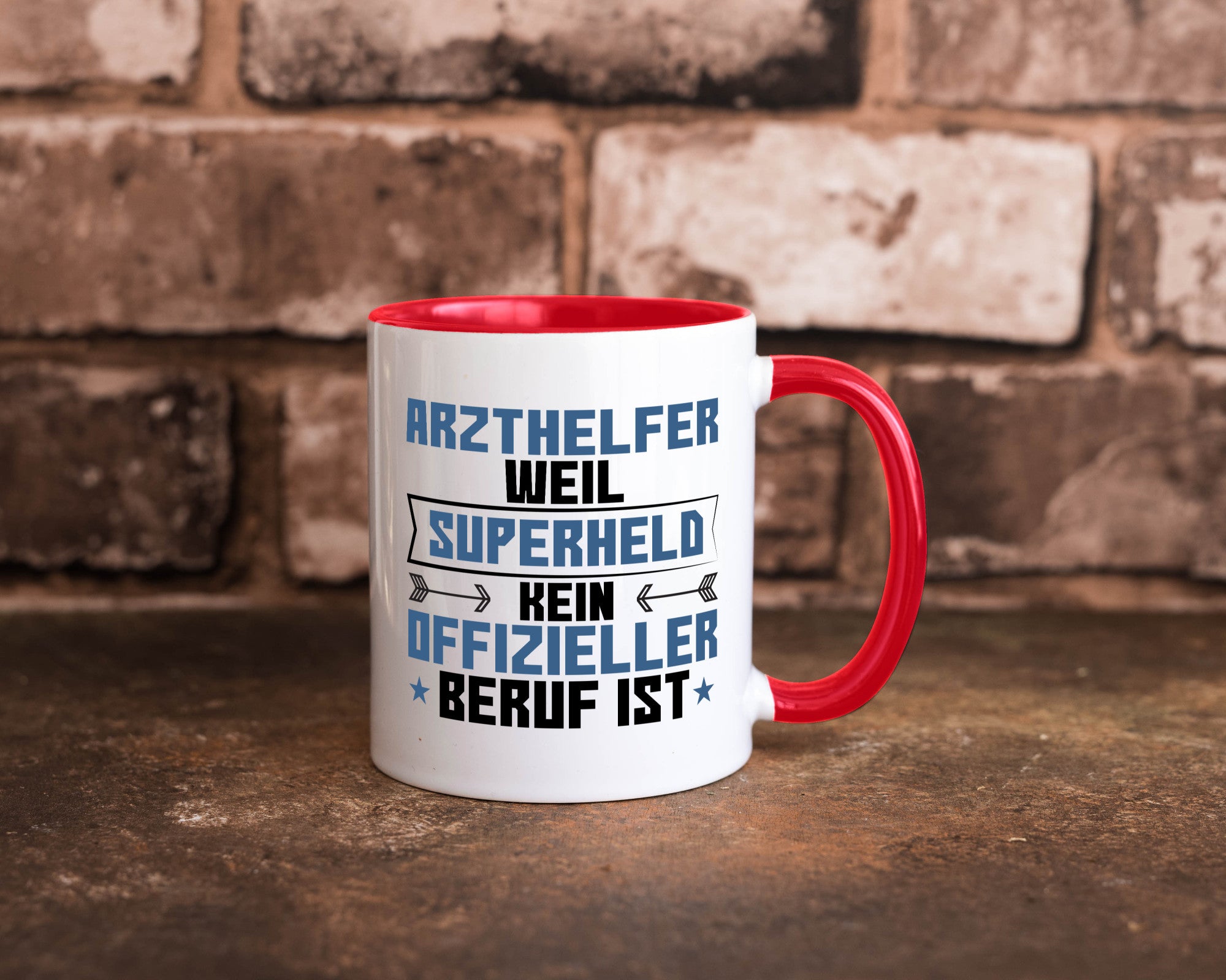 Superheld Arzthelfer | Fachangestellter Medizin Geschenk Humor Geschenkidee