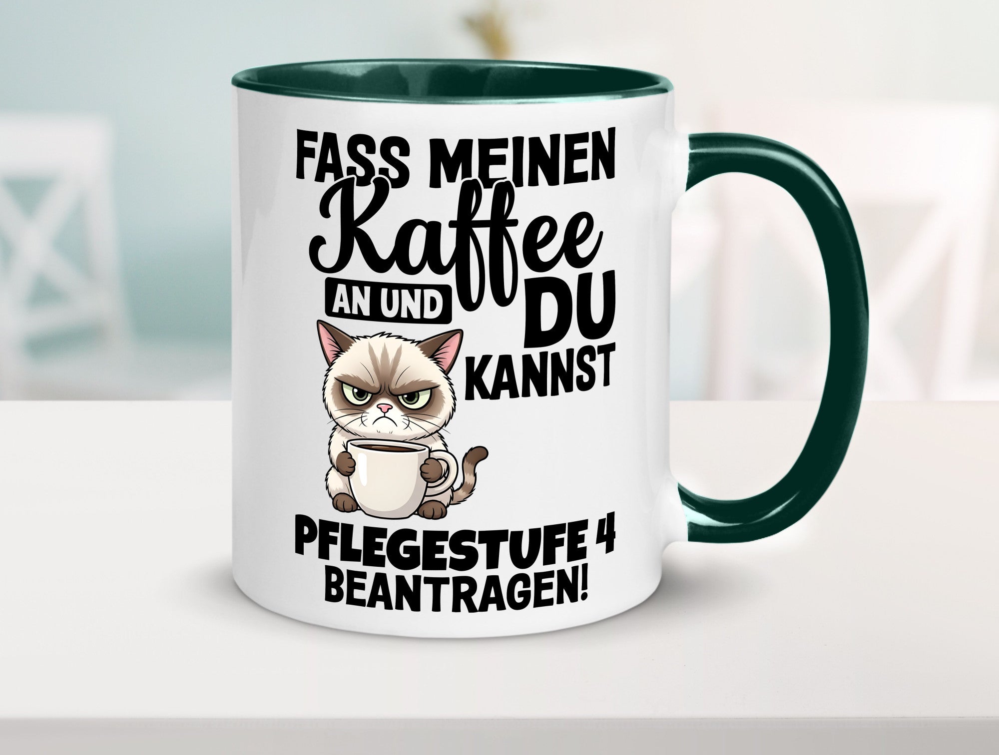 Fass meinen Kaffee an | Pflegestufe 4 Krankenschwester v3 Geschenkidee Humor