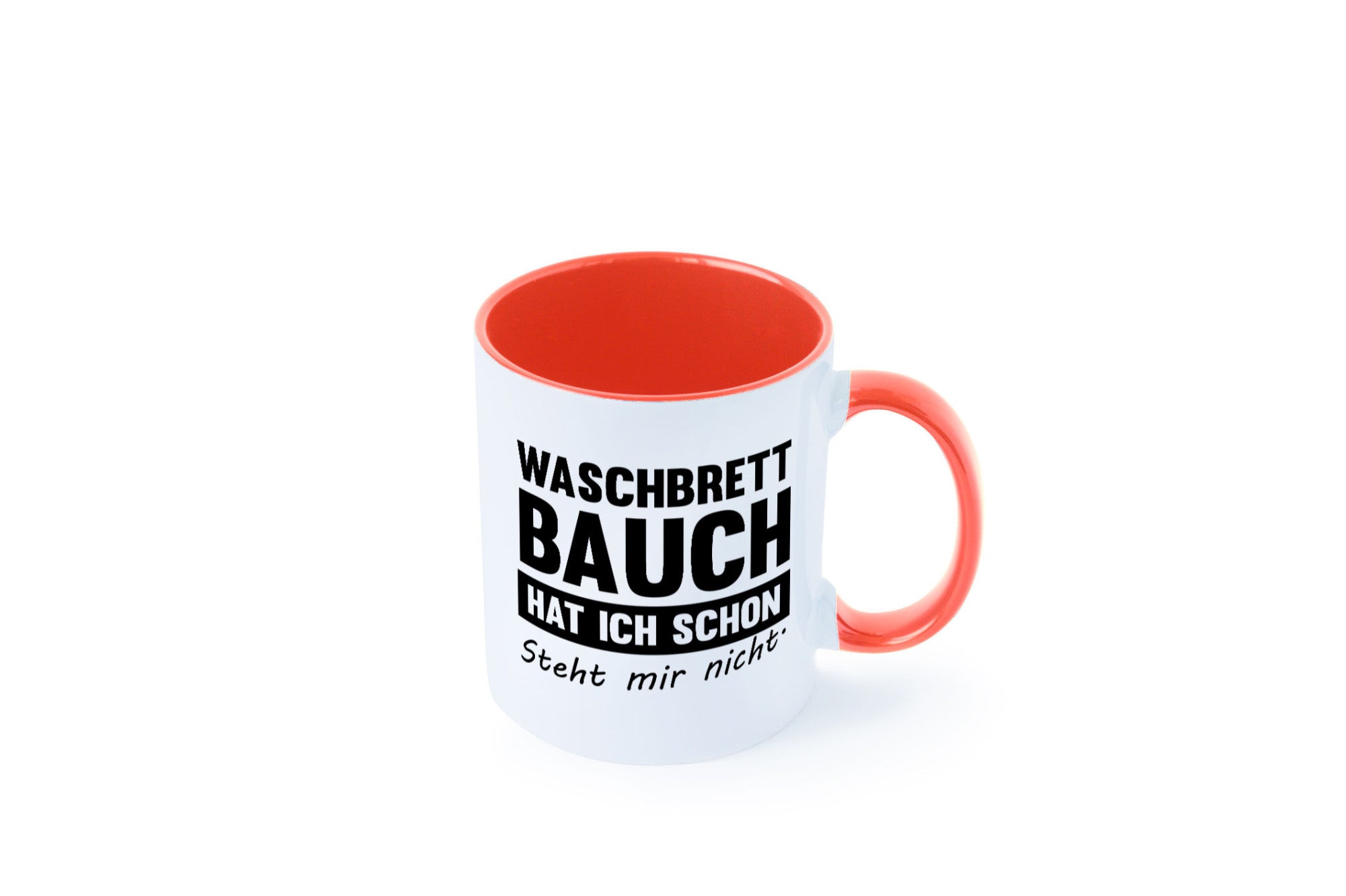 Waschbrettbauch steht mir nicht | Sixpack Gym lustiger Spruch Geschenk Humor