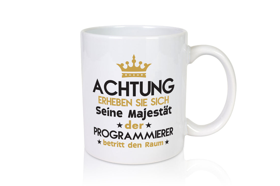 Seine Majestät Programmierer | Software Entwickler Geschenkidee Humor Tasse