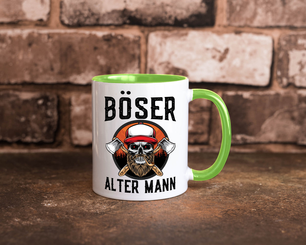 Böser alter Mann Humor Geschenkidee Tasse