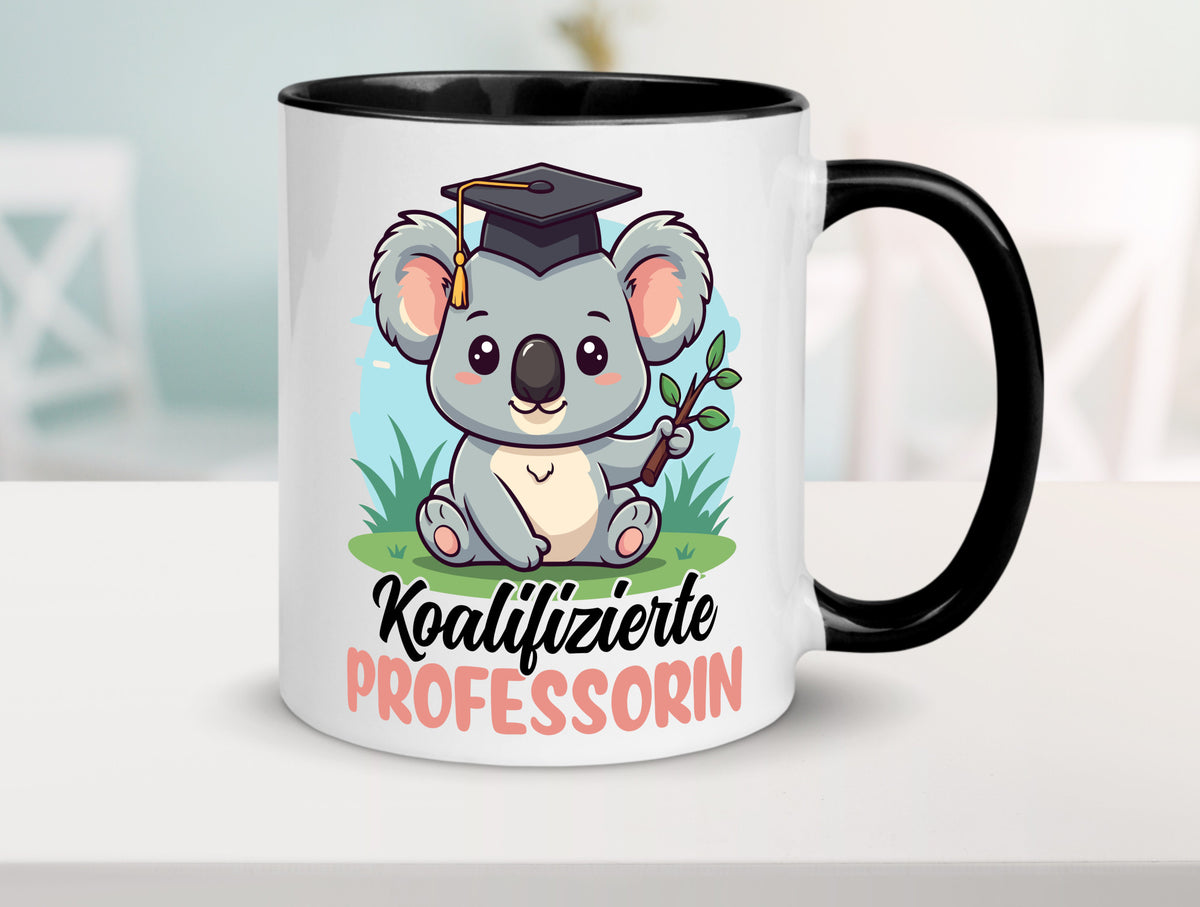 Koalifizierte Professorin | Uni Universität lustig Humor Geschenkidee Geschenk Tasse