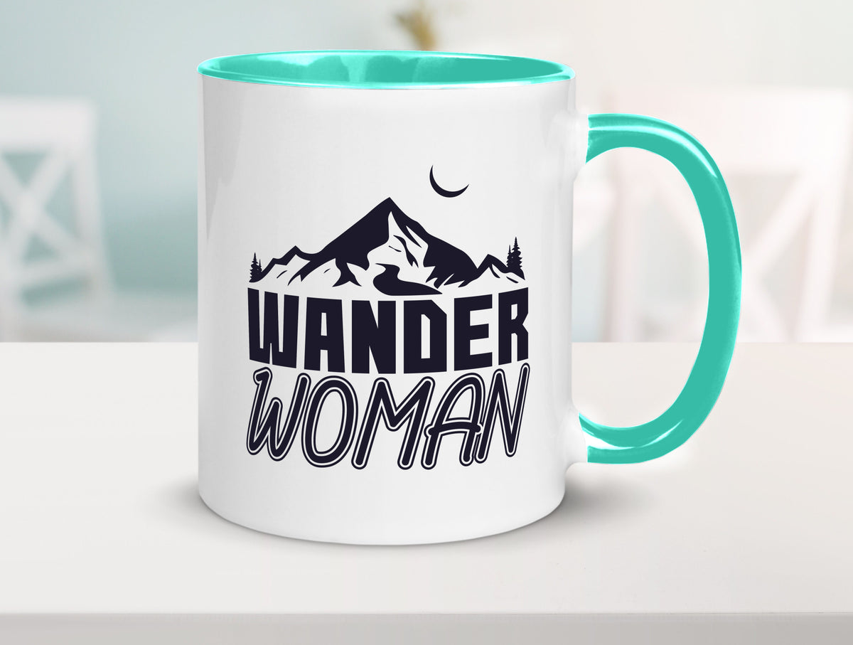 Wander Woman | Frauen Tasse Wanderer Bergsteigen lustig Familie Geschenkidee