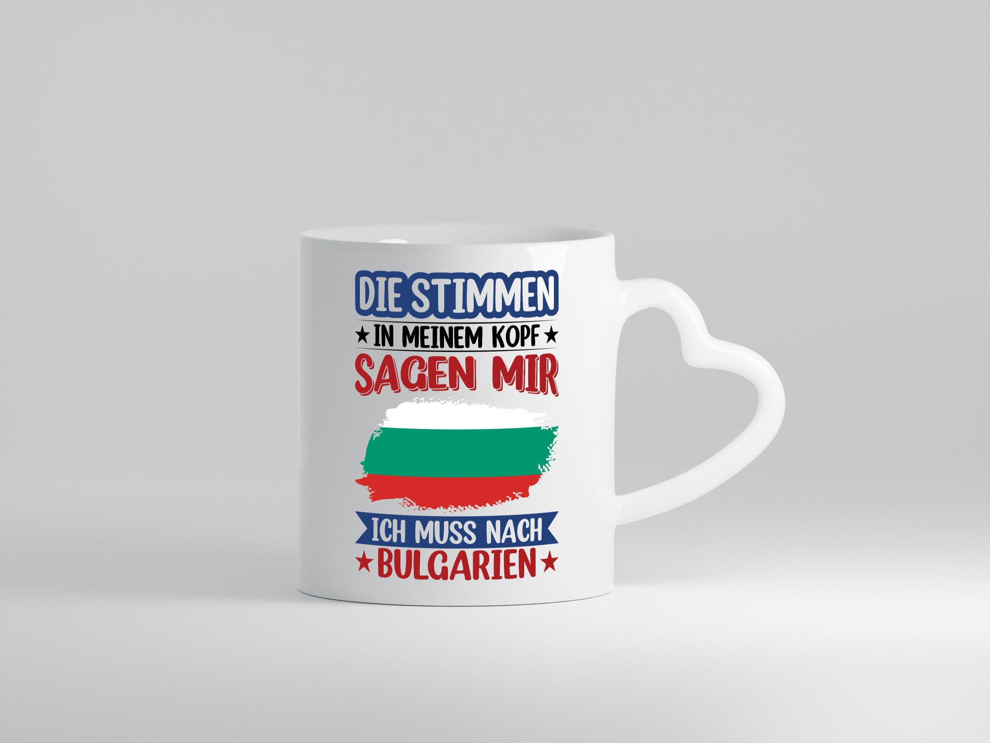 Bulgarien | Urlaub Stimmen in meinem Kopf Traumland Humor Geschenkidee Tasse