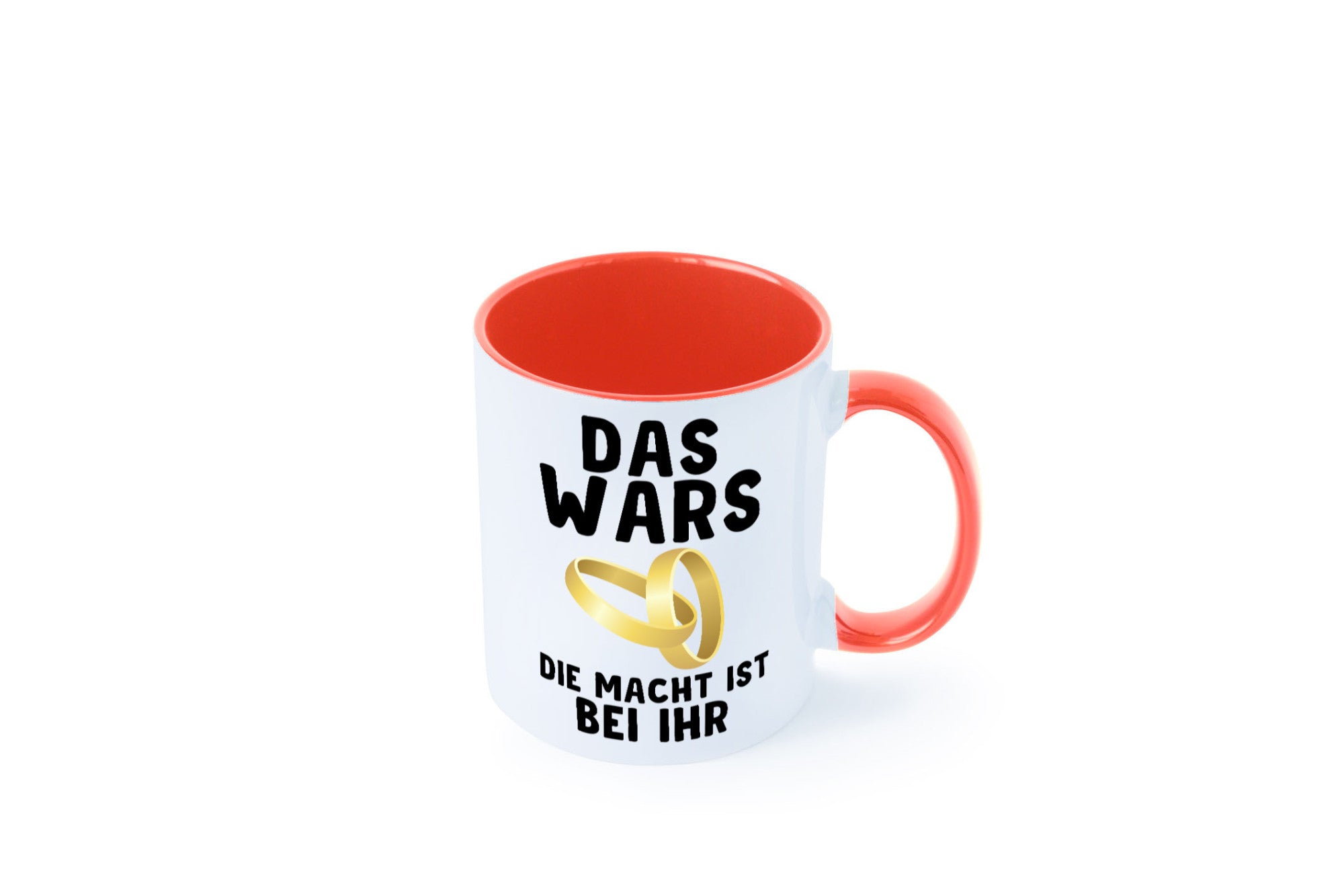 Die macht ist bei ihr | Hochzeit Tasse Ehemann Ehe Geschenk Humor Geschenkidee
