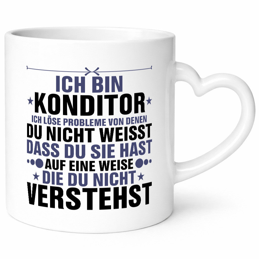 Löse Probleme: Konditor | Konditorei v2 Humor Geschenkidee Tasse