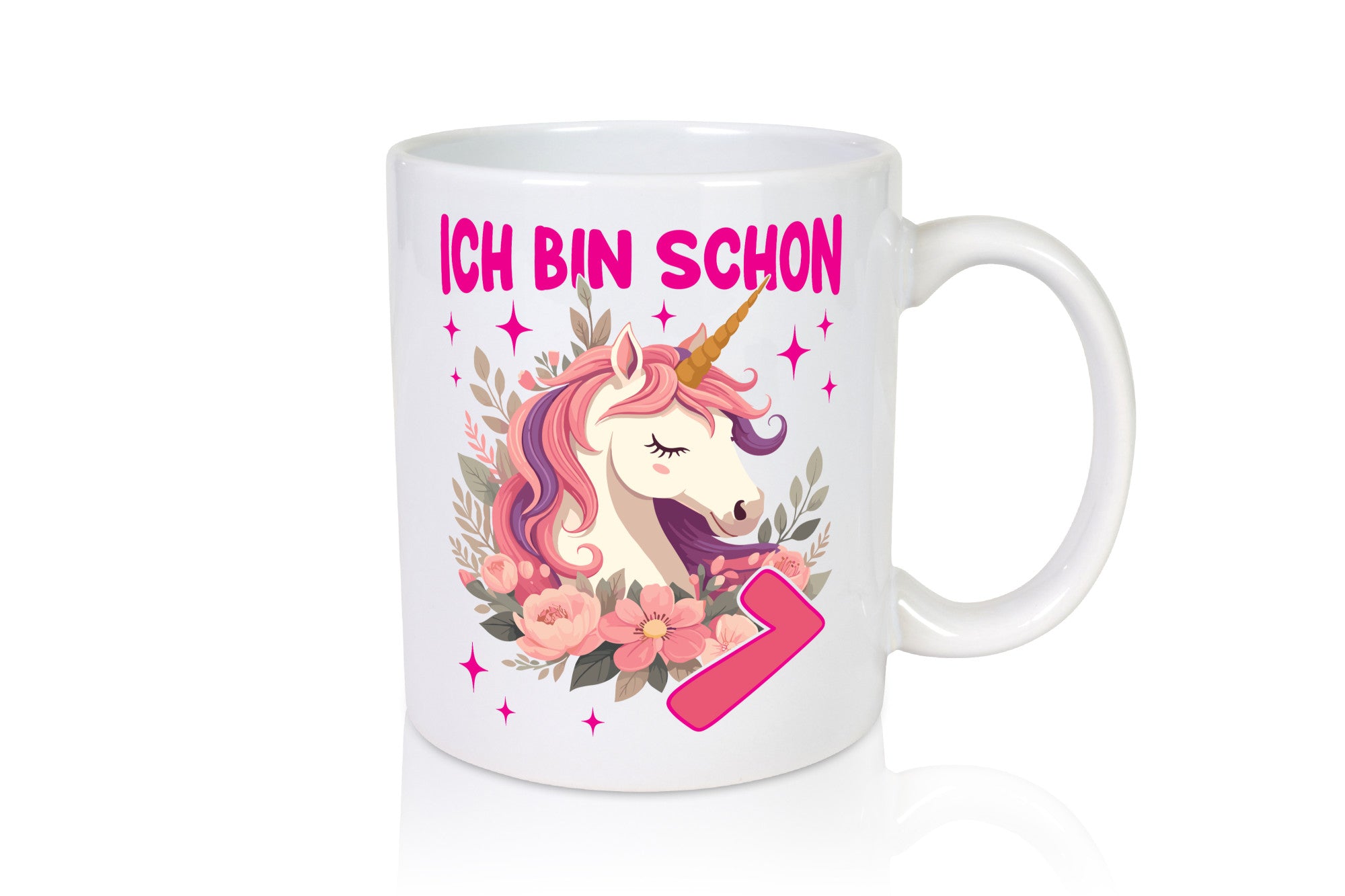 7. Geburtstag | 7 Jahre Einhorn Mädchen lustiger Spruch Geschenk Geschenkidee
