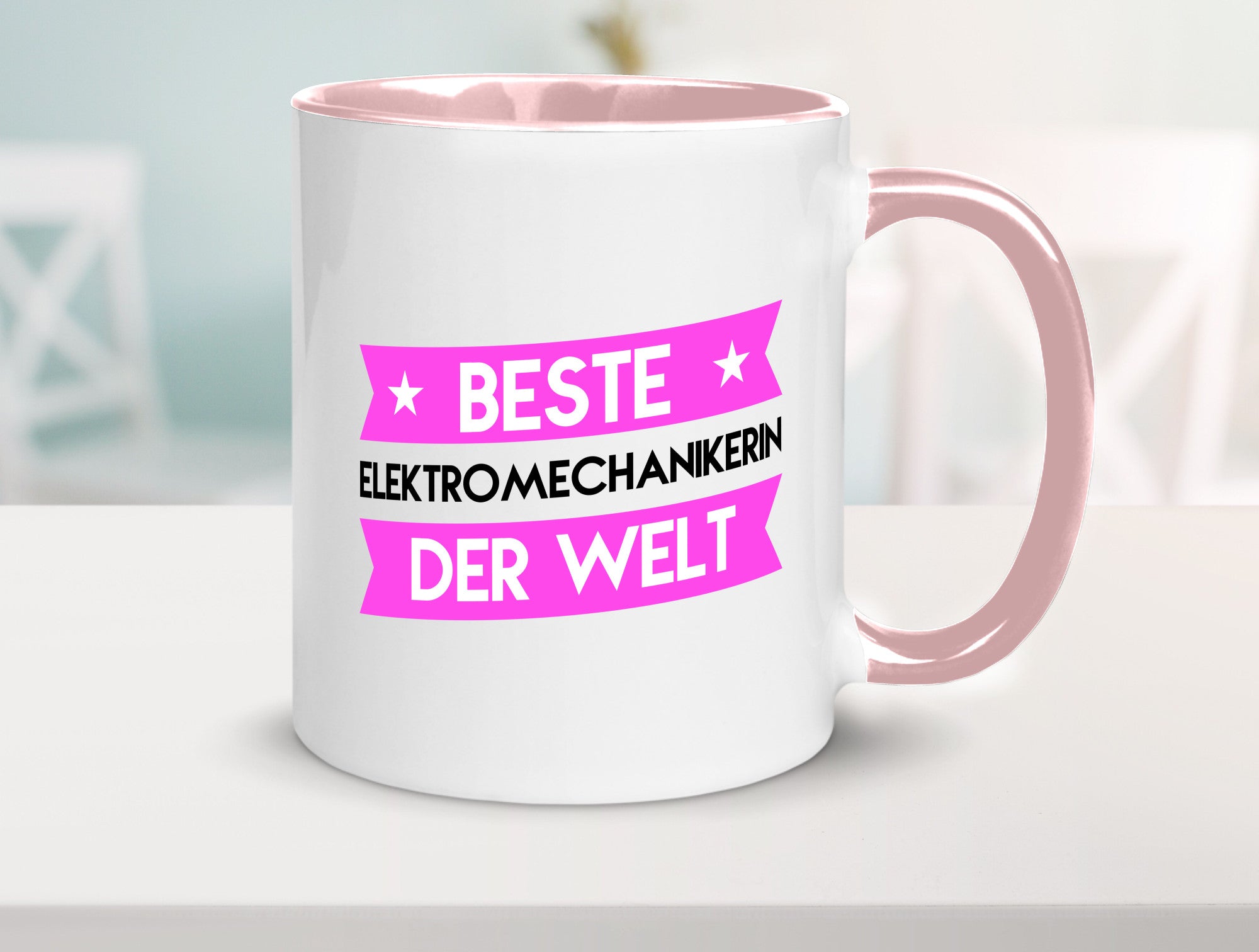 Beste Elektromechanikerin | Mechanikerin Humor Geschenkidee Tasse
