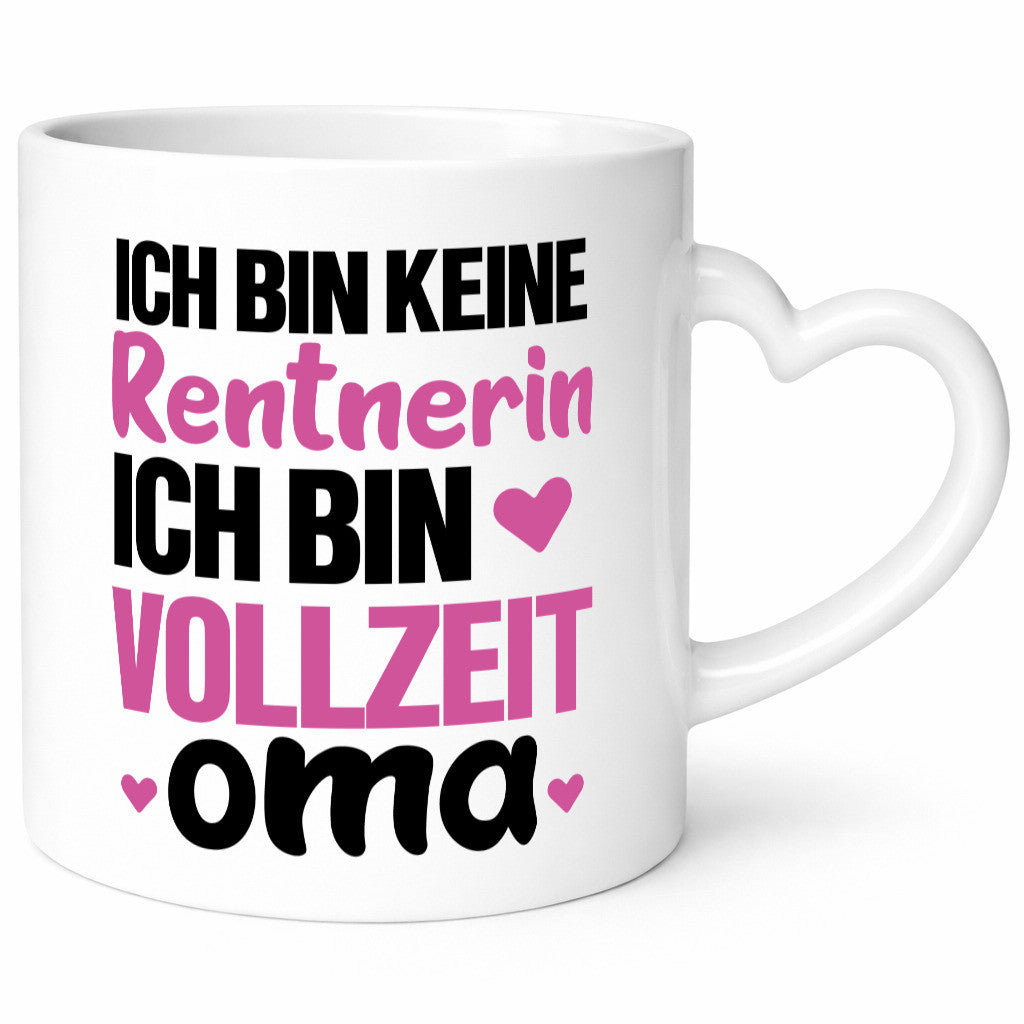 Vollzeit Oma | Rentnerin Tasse Großmutter Enkel Humor Familie Geschenkidee