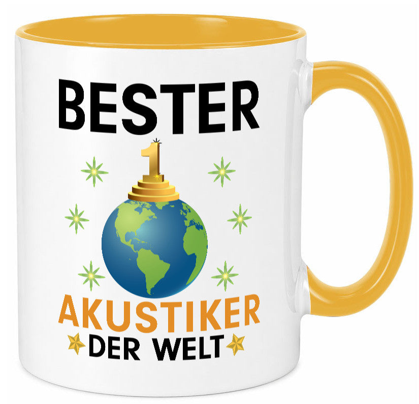Welt Bester Akustiker | Akustik Hörgeräteakustik Geschenkidee Humor Tasse