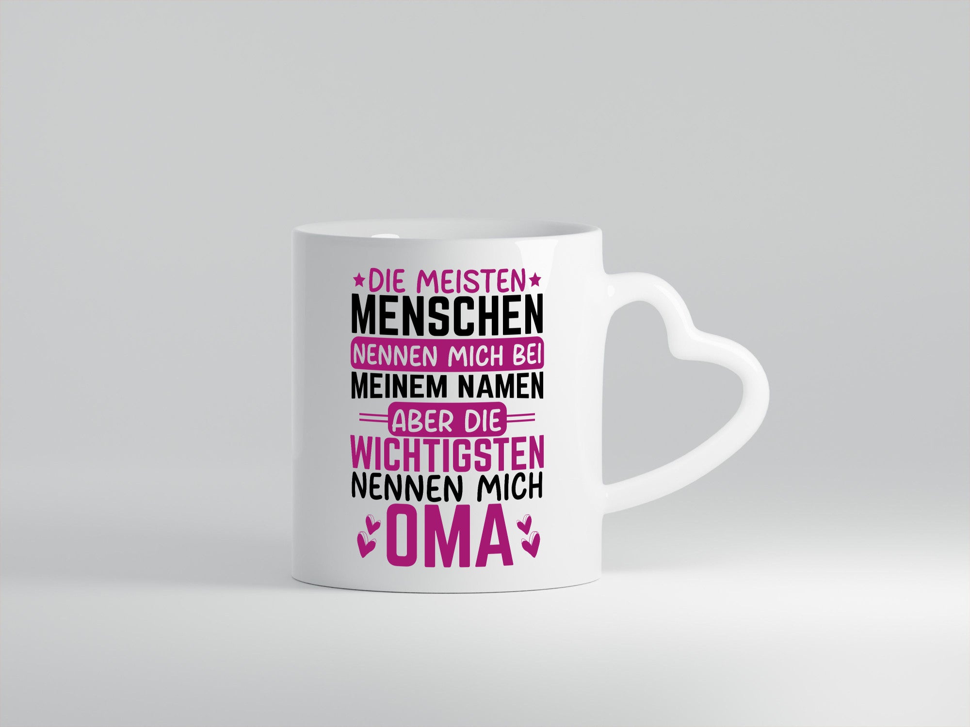 Wichtige Menschen nennen mich Oma | Großmutter Geschenkidee Familie Humor Tasse