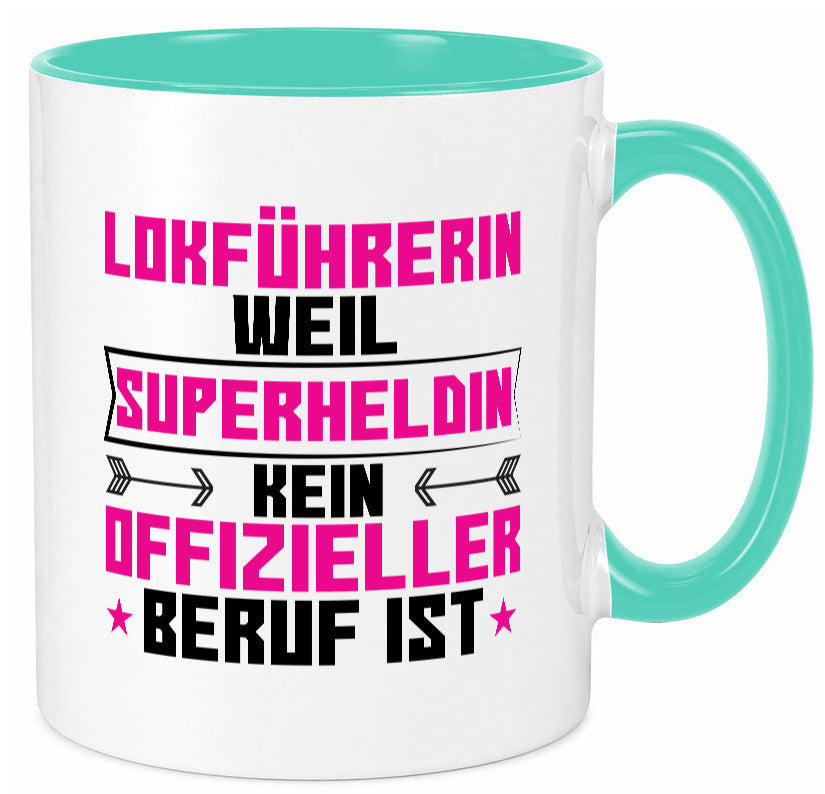 Superheldin Lokführerin | Zug Beruf Geschenk Arbeit Kollegen Büro lustiger