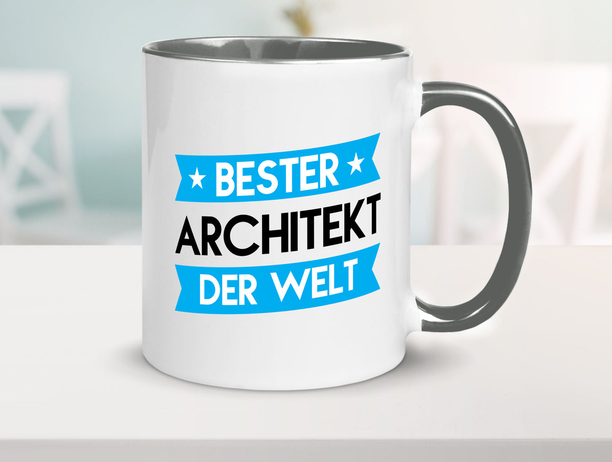 Bester Architekt | Architektur Büro Geschenk Arbeit Kollegen lustiger Spruch Tasse