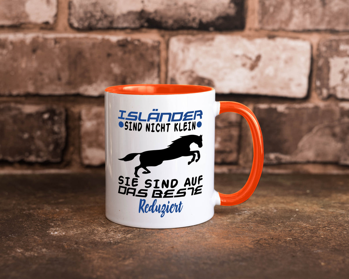 Isländer sind nicht klein | Auf das beste reduziert Geschenk Humor Geschenkidee Tasse
