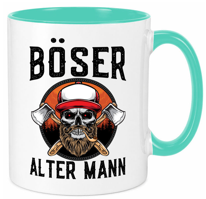 Böser alter Mann Humor Geschenkidee Tasse