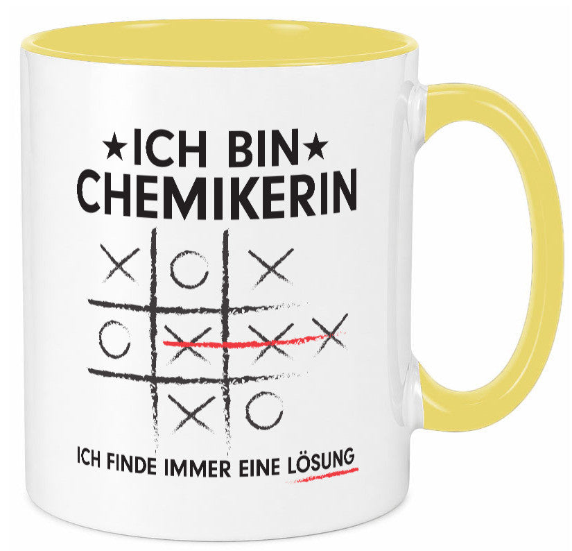 Lösung finden: Chemikerin | Chemie Labor v2 Humor Geschenkidee Tasse
