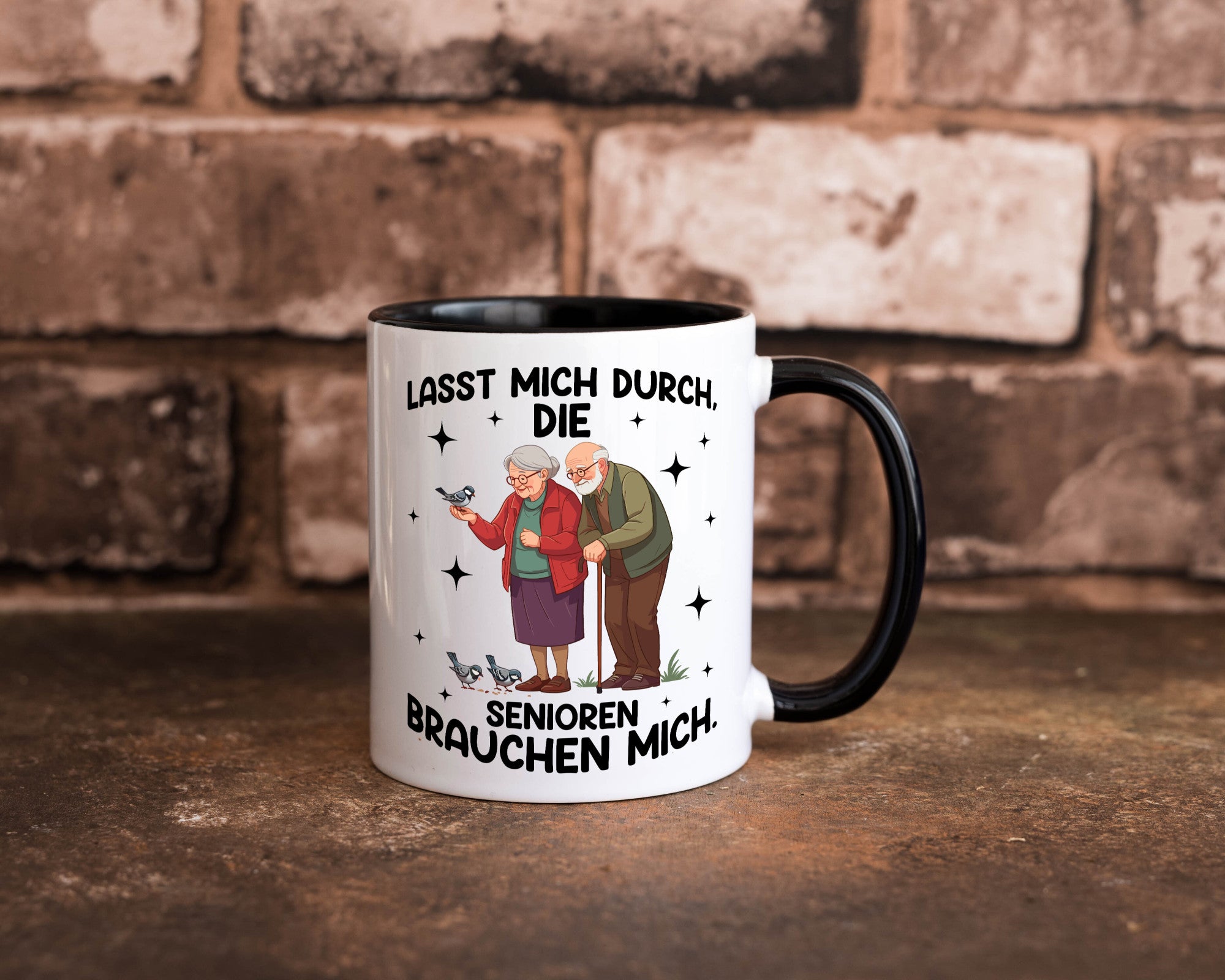 Senioren brauchen mich | Altenpflege Pflegekraft lustiger Spruch Geschenk Humor