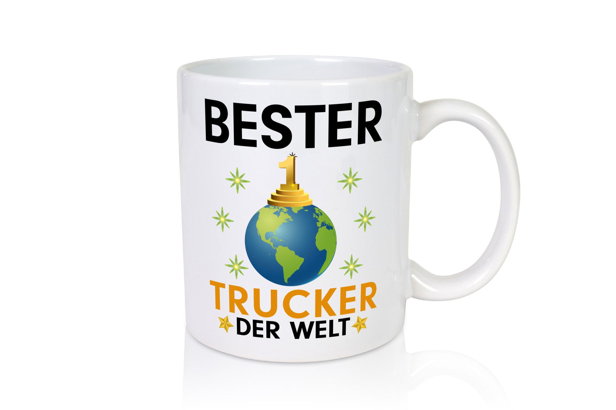 Welt Bester Trucker | LKW Fahrer Beruf lustig Arbeit Kollegen Büro Geschenk