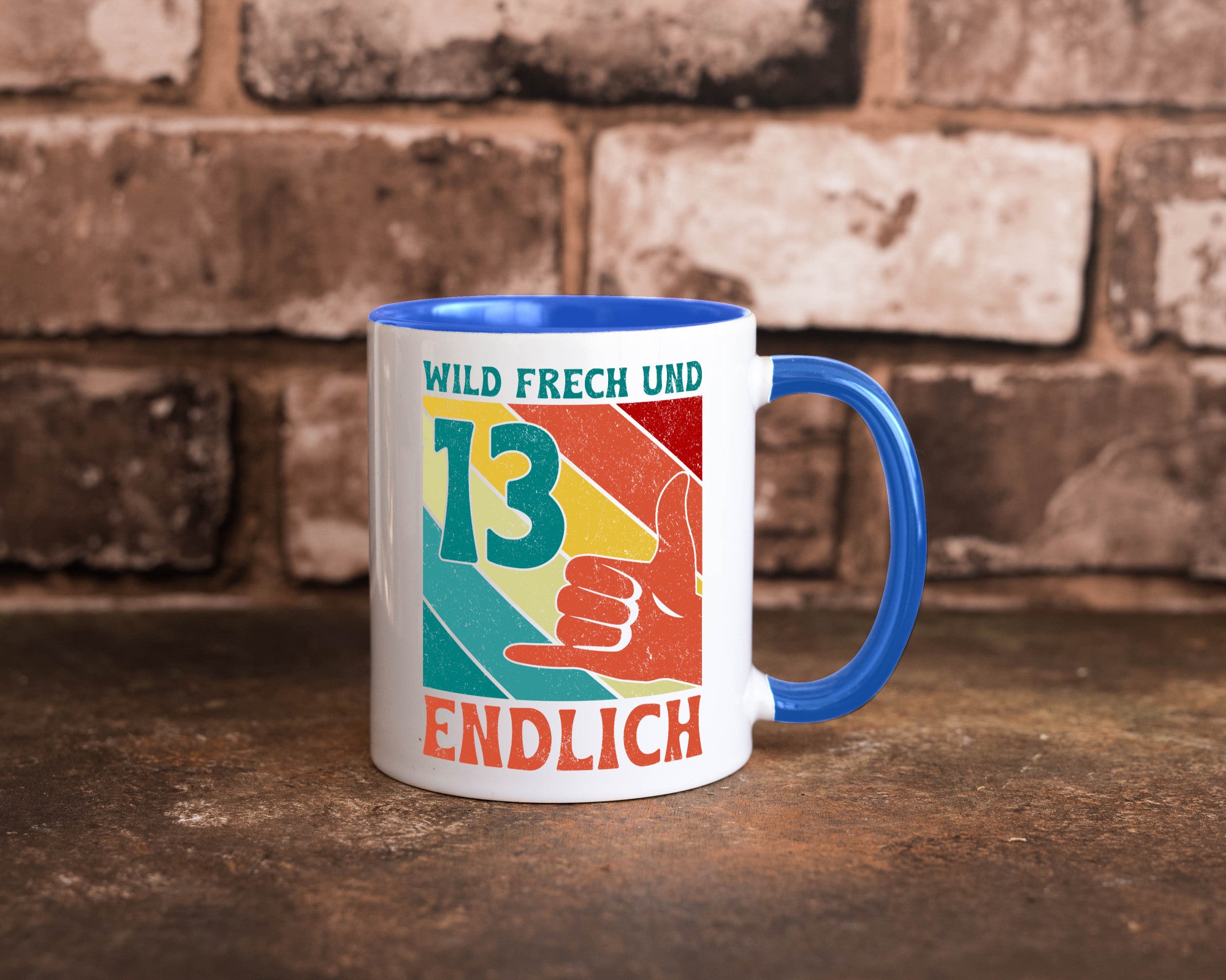 13. Geburtstag | 13 Jahre Wild und Frech Humor Geschenkidee Tasse