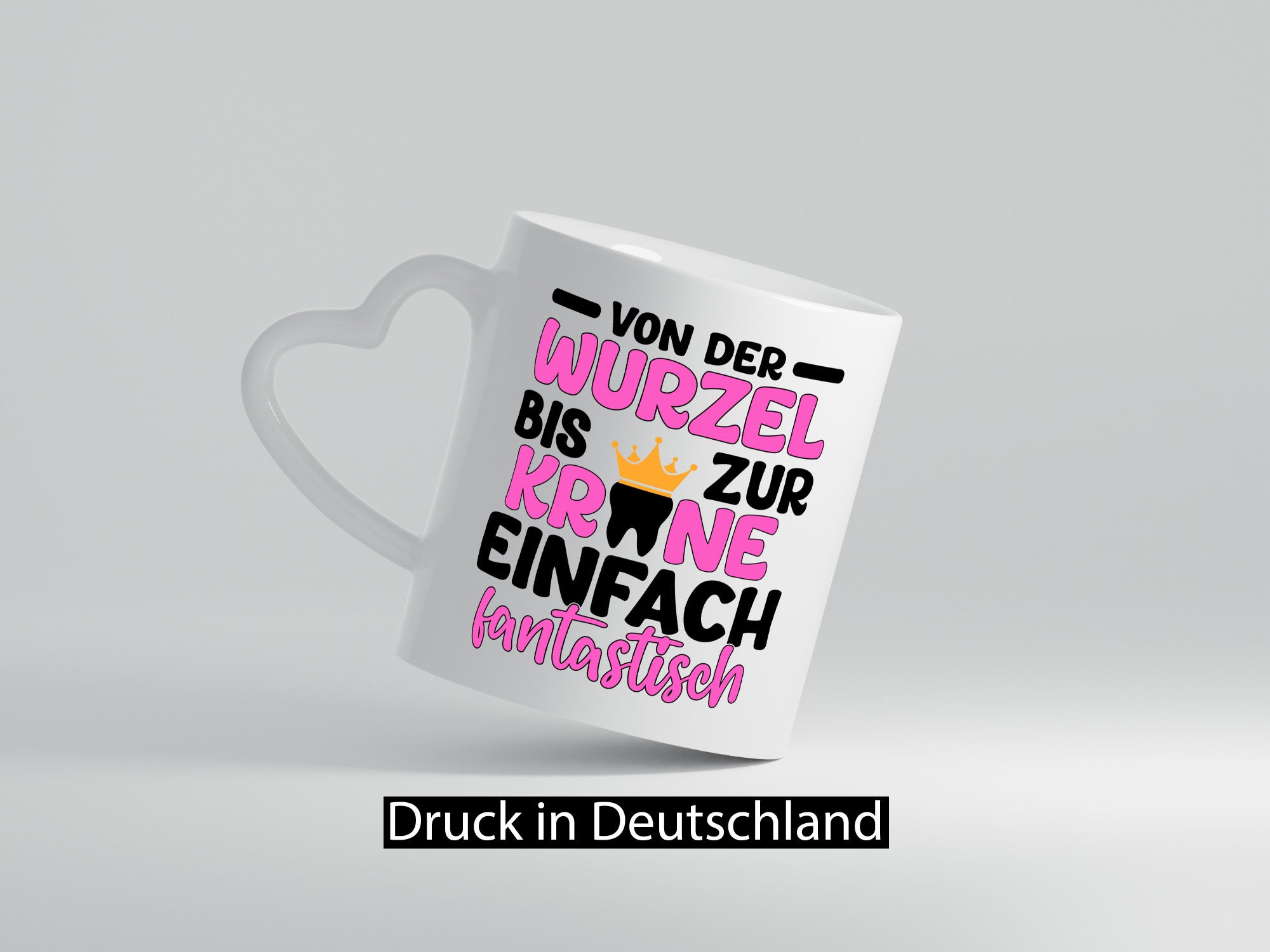 Von der Wurzel bis zur Krone | Zahnarzthelferin lustig Humor Geschenkidee