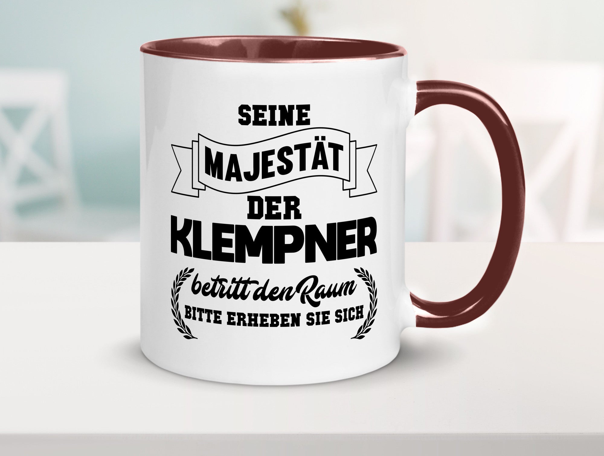 Der Klempner betritt den raum | Geschenk Humor Geschenkidee lustiger Spruch