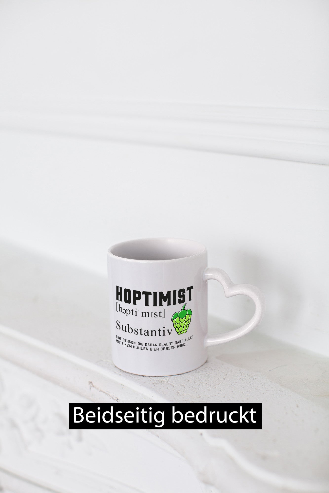Hoptimist | Bierliebhaber Hopfen Bier Pils Party Geschenkidee Humor Tasse