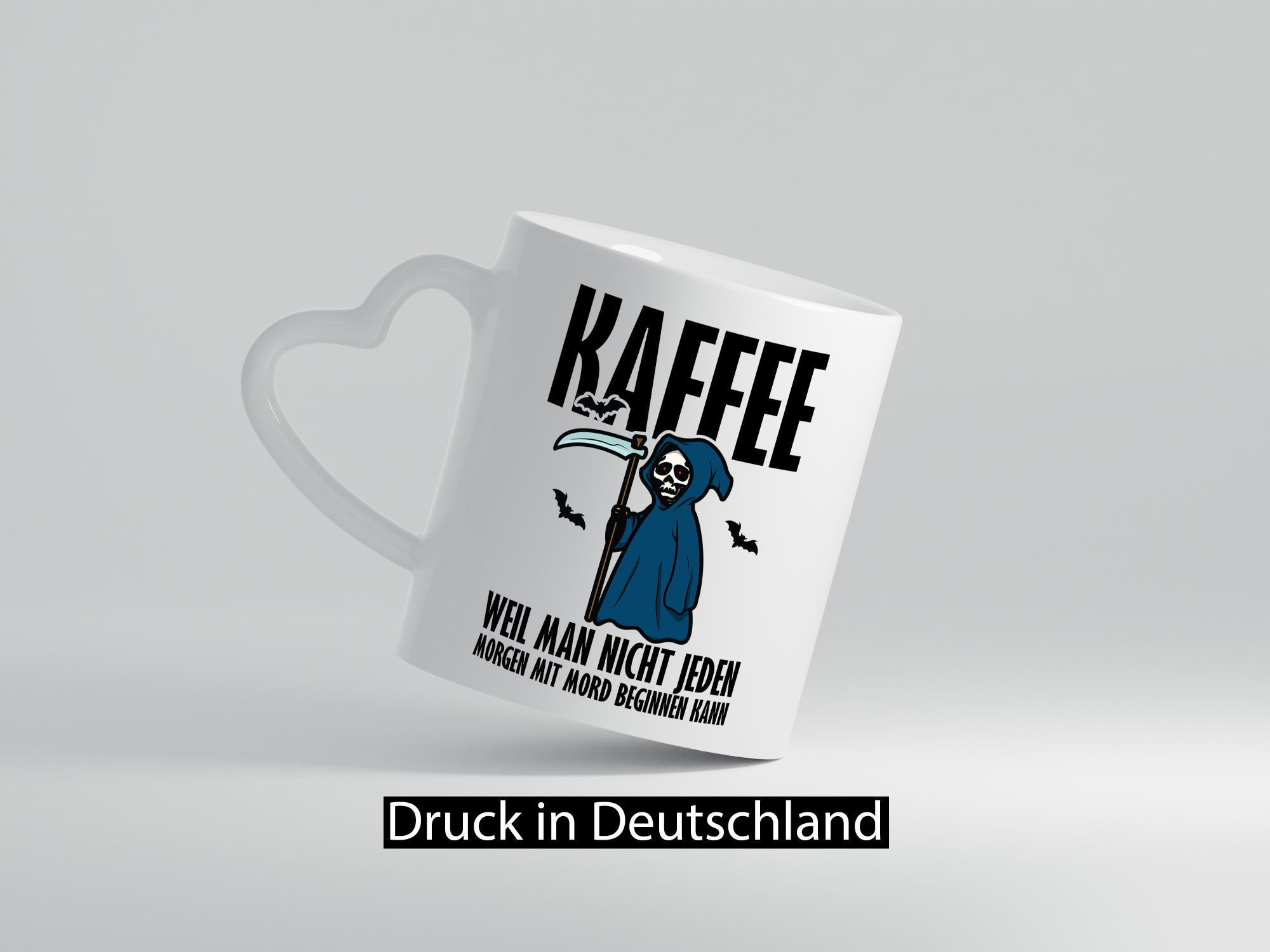 Jeden Morgen Kaffee lustig Humor Geschenkidee Geschenk Tasse