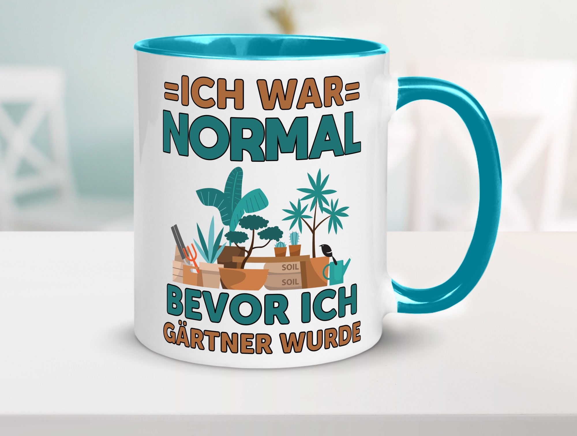 Ich war normal bevor Gärtner wurde | Garten lustiger Spruch Geschenk Humor