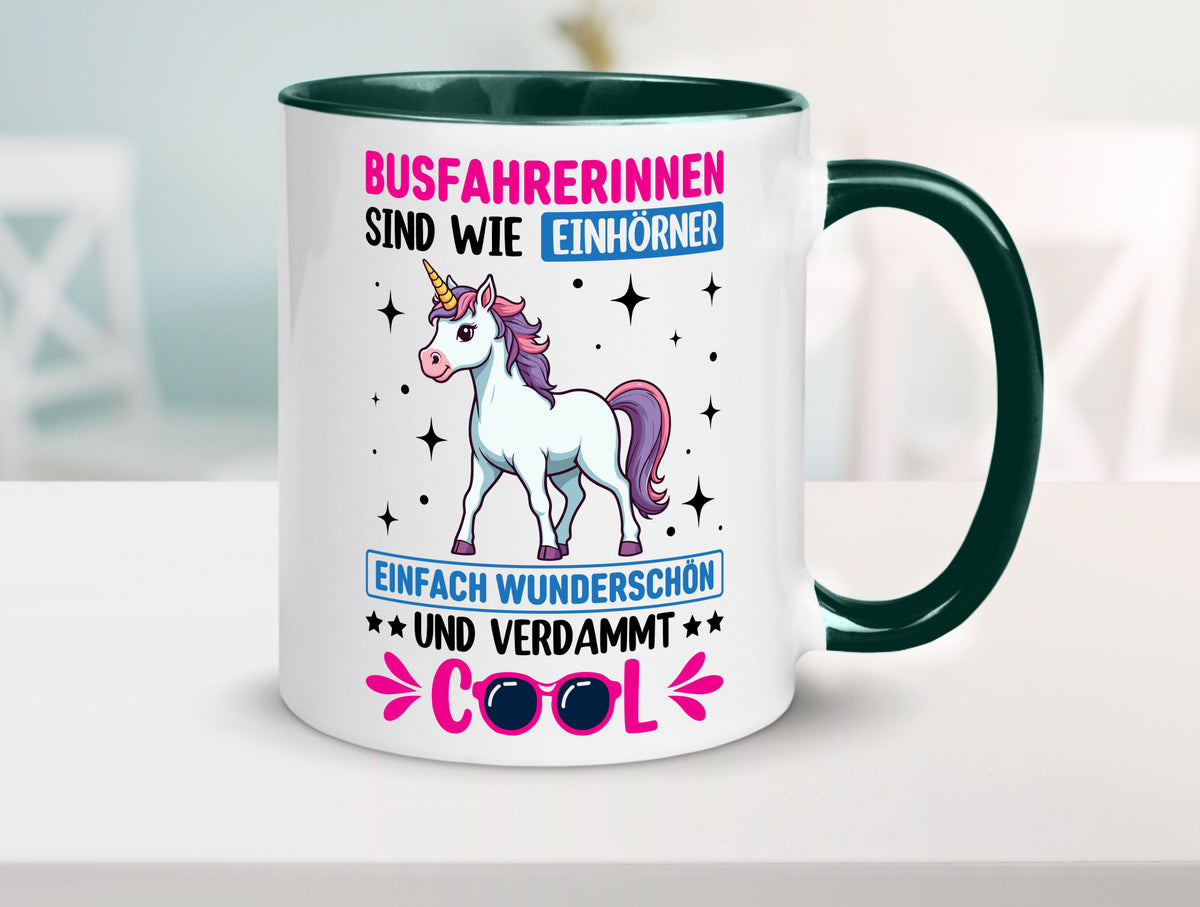 Bussfahrerinen sind wie einhorner | Einhorn Bussfahrerin Geschenkidee Humor Tasse
