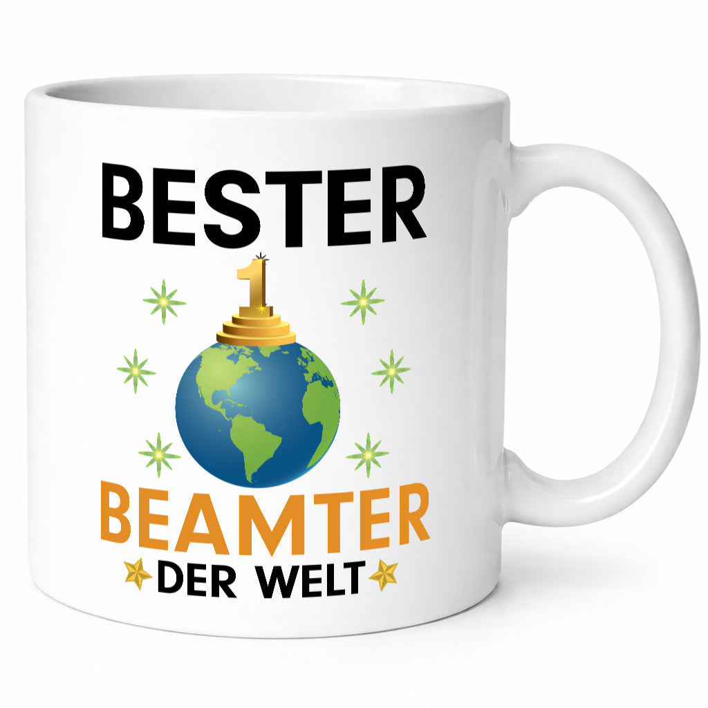 Welt Bester Beamter | Verbeamtung öffentlicher Dienst Geschenkidee Humor Tasse