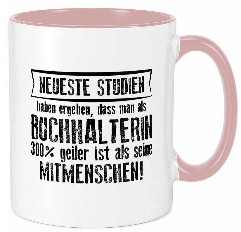 Neuste Studien: Buchhalterin | Buchhaltung Humor Geschenkidee Tasse