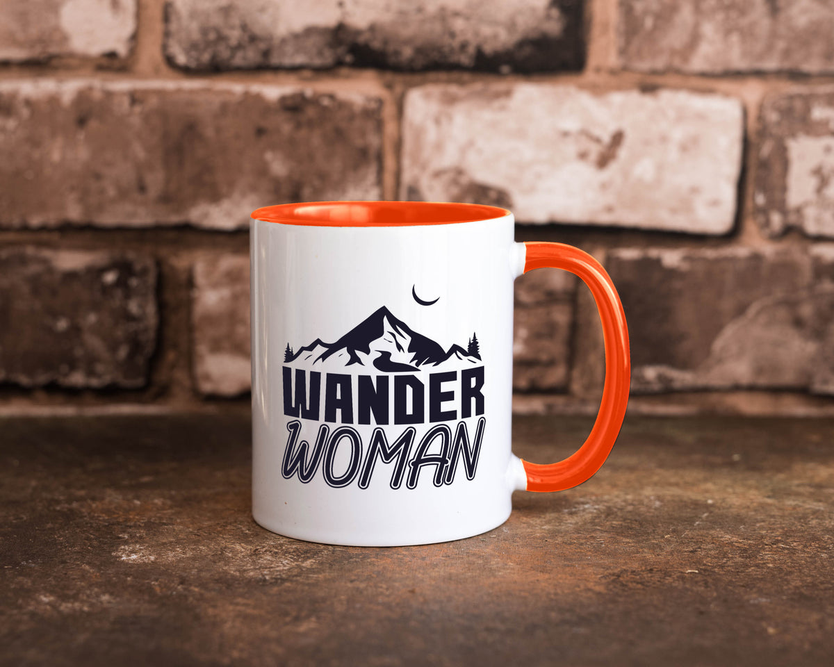 Wander Woman | Frauen Tasse Wanderer Bergsteigen lustig Familie Geschenkidee