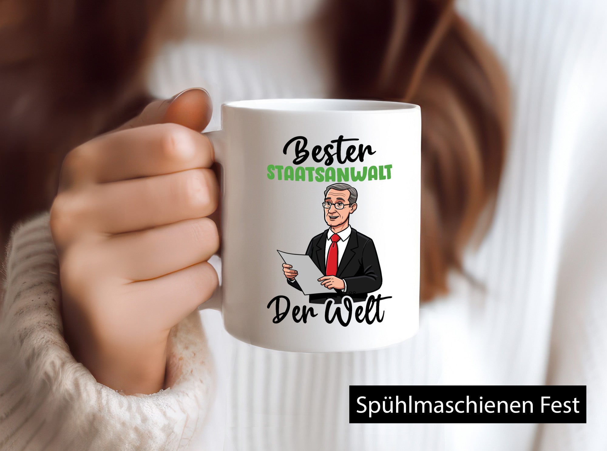 Bester Staatsanwalt | Anwalt Jurist v2 Geschenkidee Humor Tasse