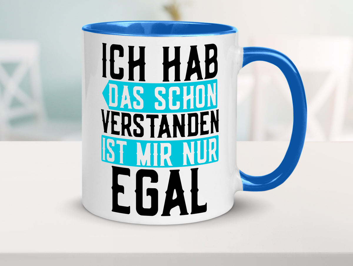 Ist mir egal | Protest Teenager Humor Spruch Büro lustig Arbeit Kollegen Tasse