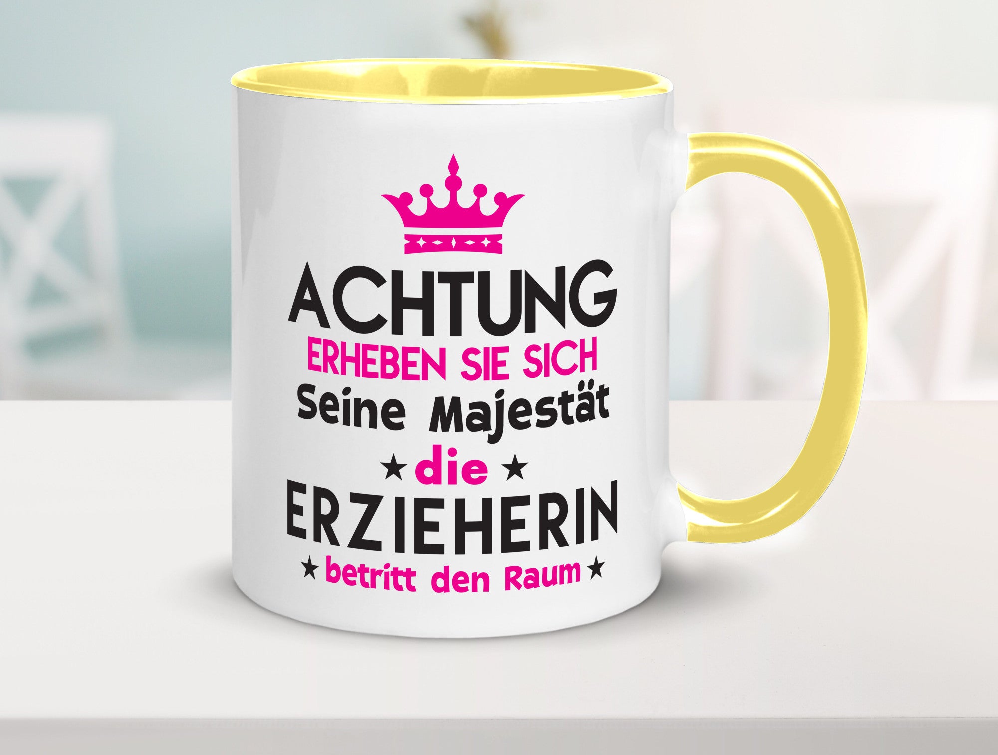 Seine Majestät Erzieherin | Pädagogin Schule Humor Geschenkidee Tasse