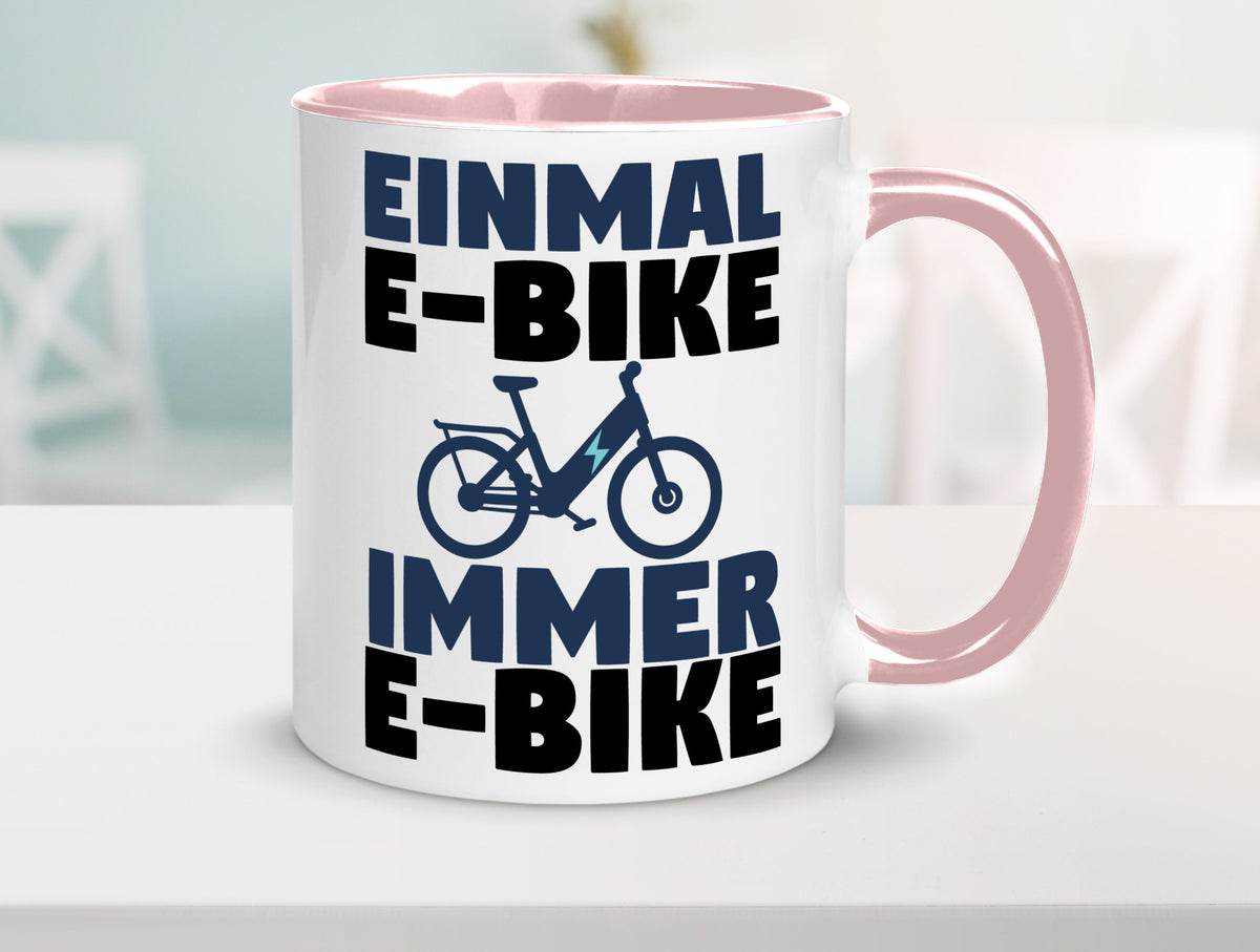 E-Bike Fahrer | Radfahrer Tasse Fahrrad Elektrorad lustiger Spruch Geschenk