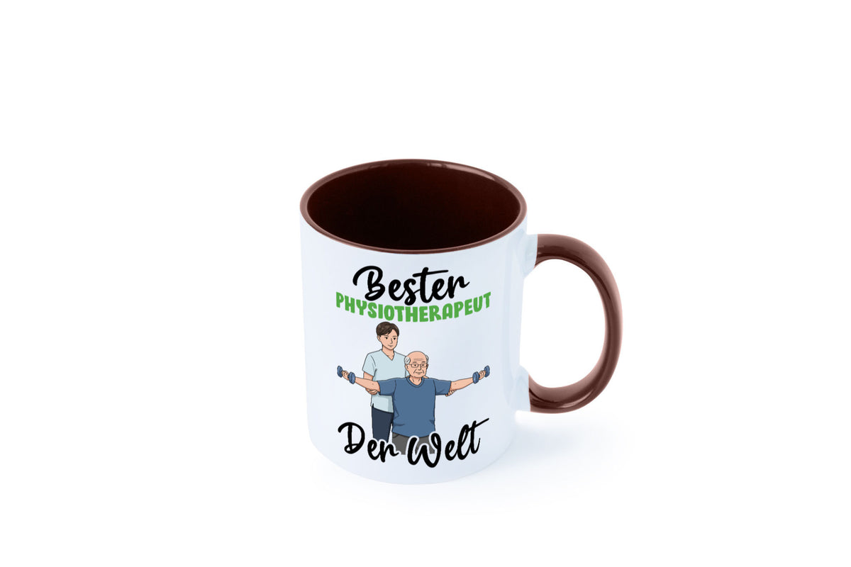 Bester Physiotherapeut v3 Geschenk Humor Geschenkidee lustiger Spruch Tasse